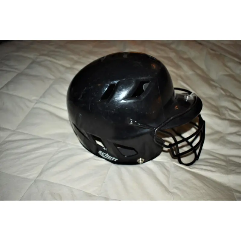 Schutt Baseball Batters Helmet w/ Face mask, Black, Small