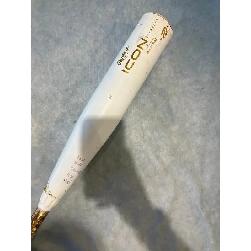 2024 Rawlings Icon Composite Bat USSSA Certified (-10) Composite 19 oz 29" (Used)