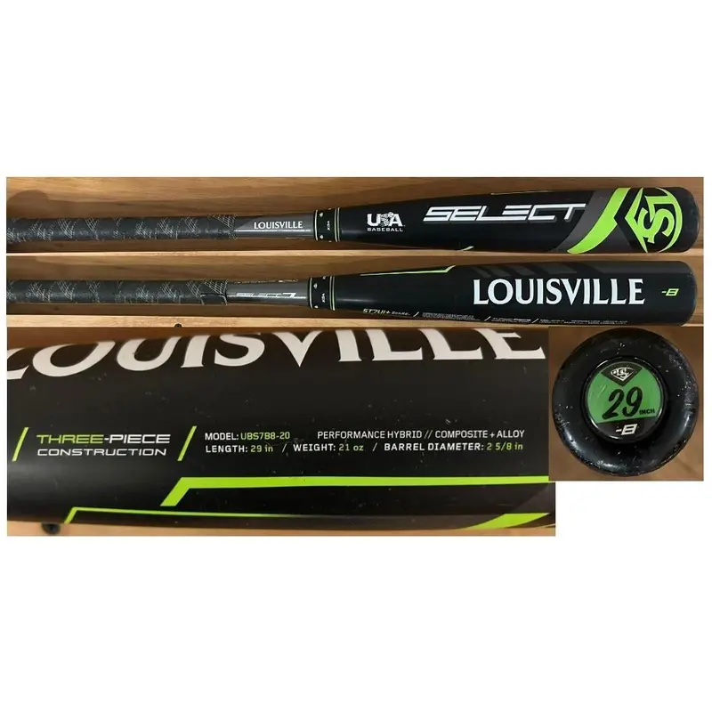 2020 Louisville Slugger Select Hybrid USABat Certified Bat (-8) 21 oz 29" (Used)