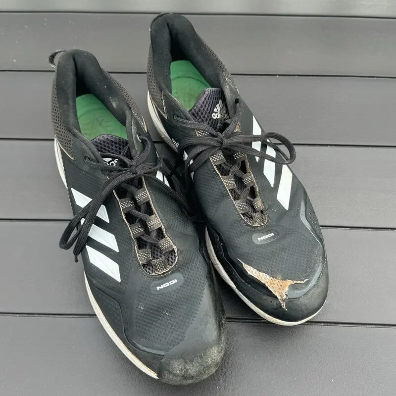 Adidas Icon 7 Baseball Softball Metal Cleats Black FZ1558 Sz 12 2