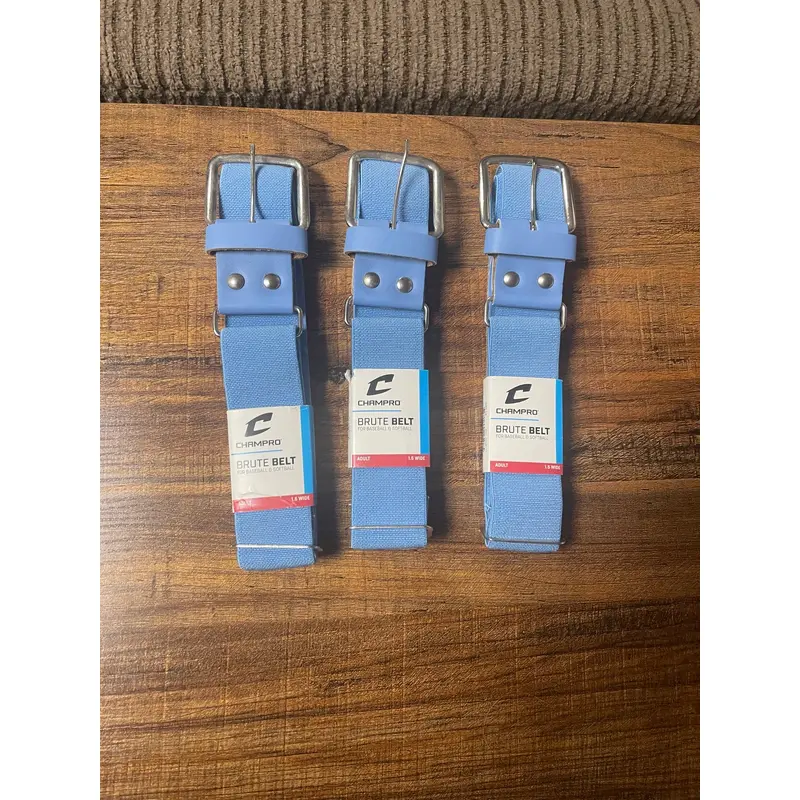 Baseball Belt - Columbia Blue