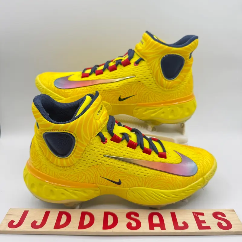 Nike Alpha Huarache Elite 4 Baseball Cleats Acuna Jr FZ3466-700 Mens Sz 7/8.5 W  New