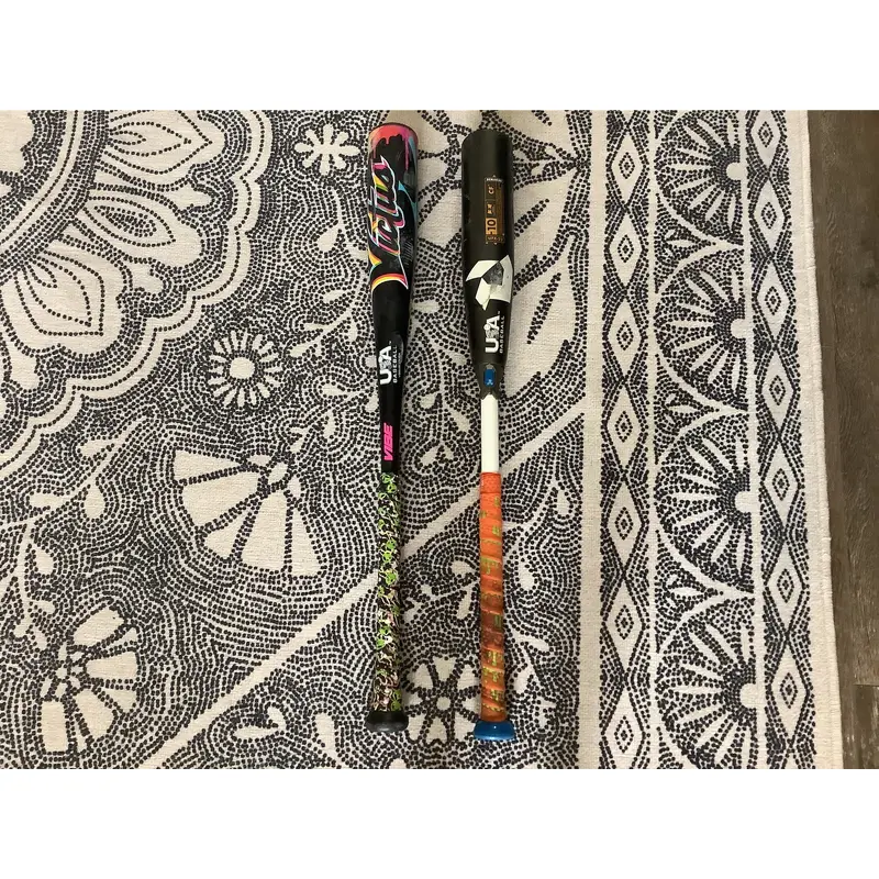 Victus Vibe Alloy Bat and DeMarini CF USA baseball bat bundle