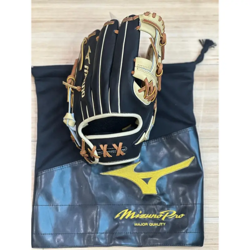(New)Black Adult Mizuno Pro Select Right Hand Throw Baseball Glove 11.75"