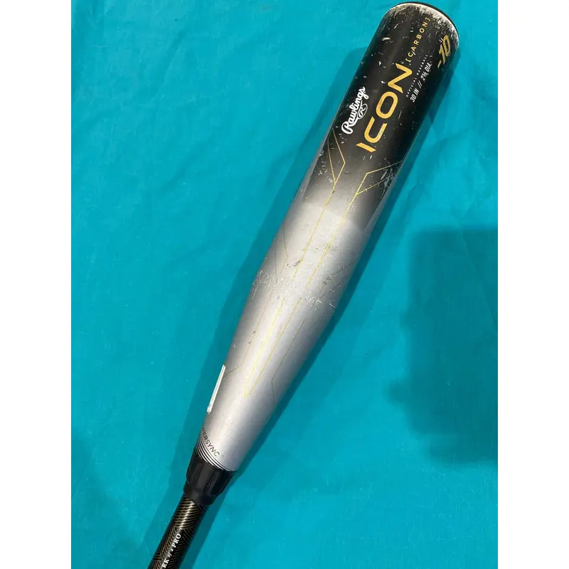 2023 Rawlings Icon Composite Bat USABat Certified (-10) Composite 20 oz 30" (Used)