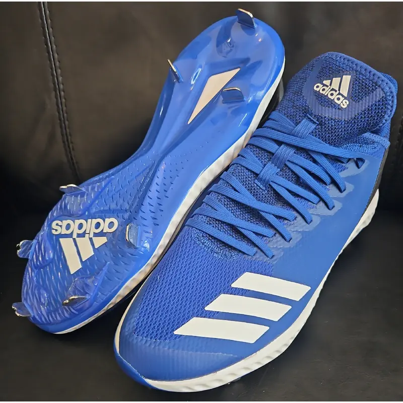 Adidas (US Size 12) Blue Icon Bounce Hybrid Men's Baseball Cleats