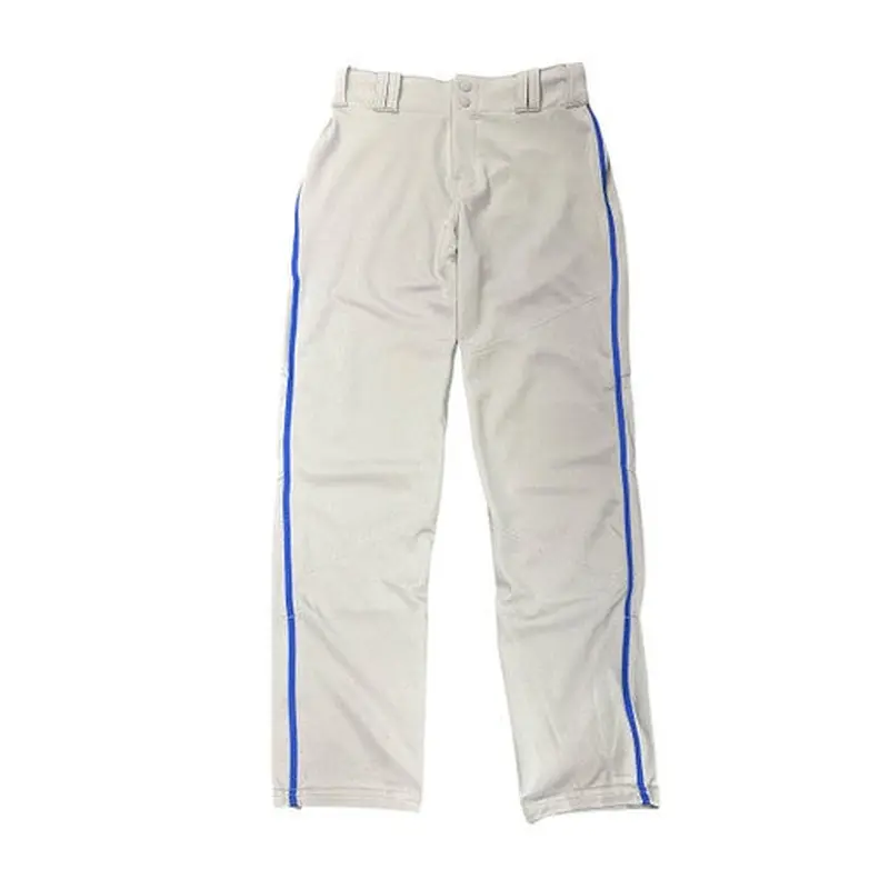 Used Alleson GRAY PANT BLUE STRIPE BB/SB Pant Boys Grey LG 11849-S000013588