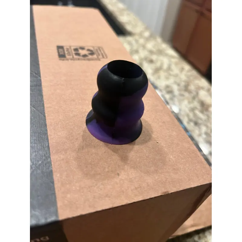New purple / black bat grip knob