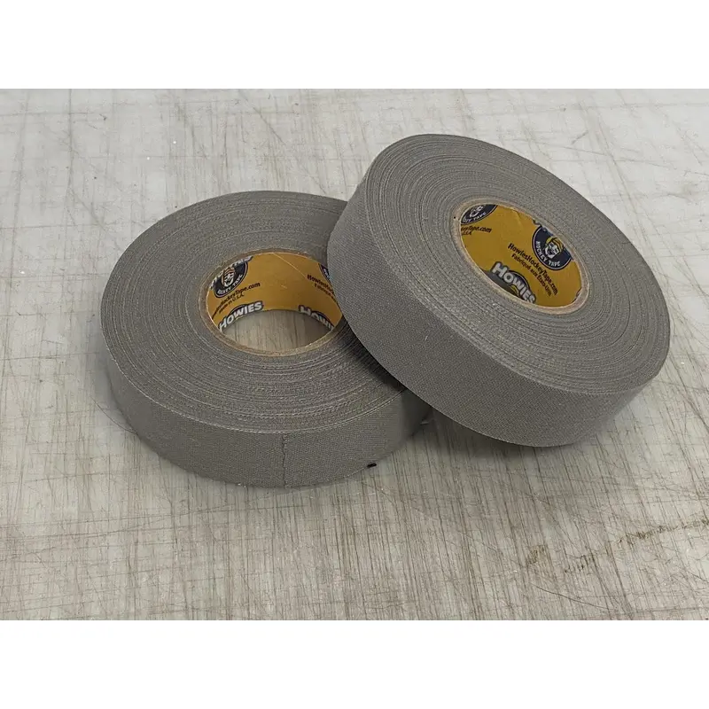 2 Pack of HOWIE'S Baseball Bat Grip Tape 1"x 82' GRAY