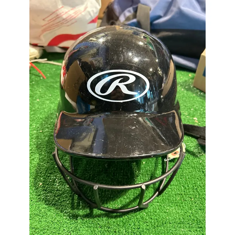 Used 6 1/4 - 6 7/8 Rawlings Batting Helmet