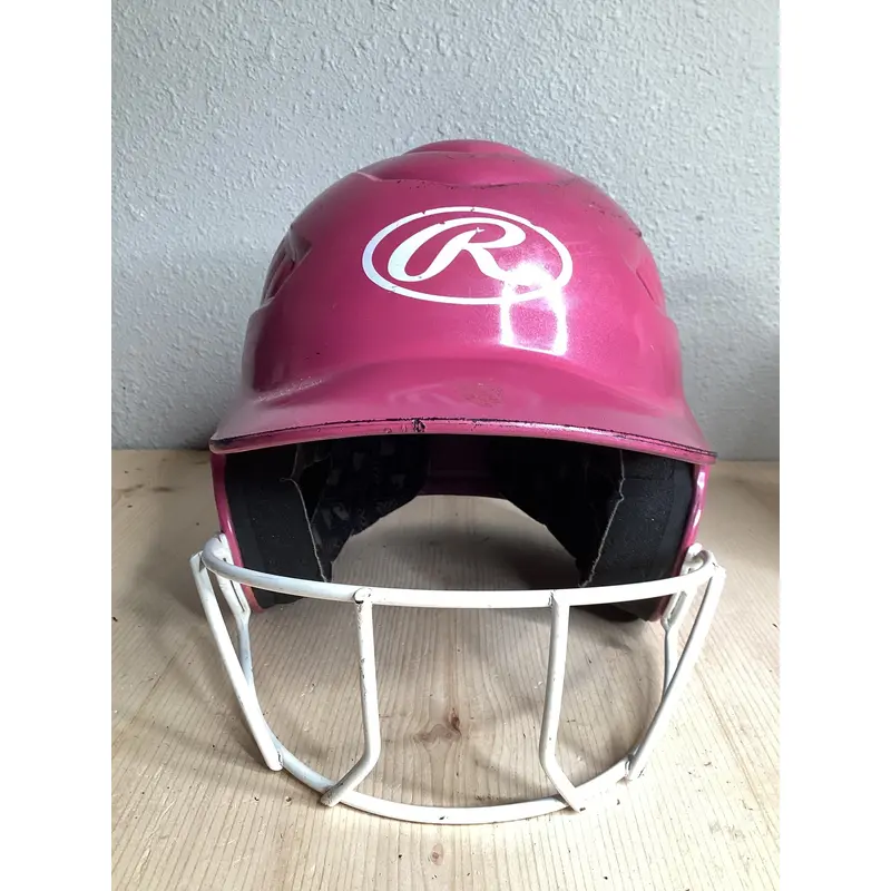 Pink 6 1/2- 7 1/2 Rawlings Batting Helmet (Used)