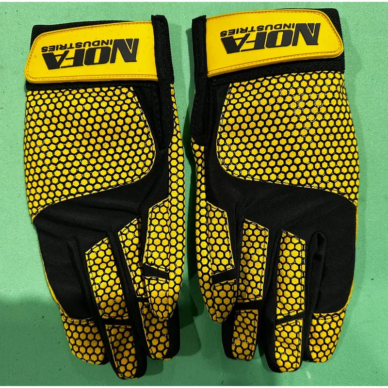 Yellow Medium NOFA Industies Batting Gloves (New)