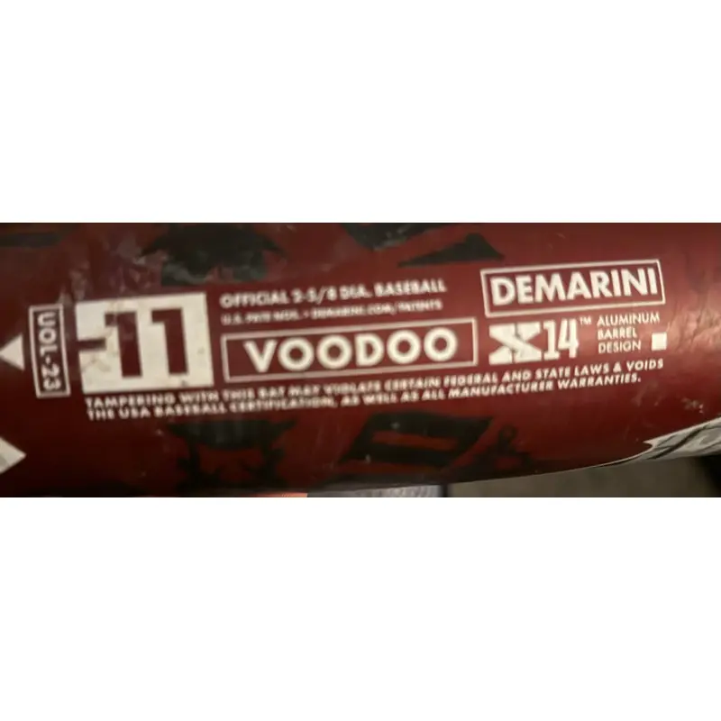 2023 DeMarini Voodoo USA (-11) Alloy 18 oz 29" (Used)