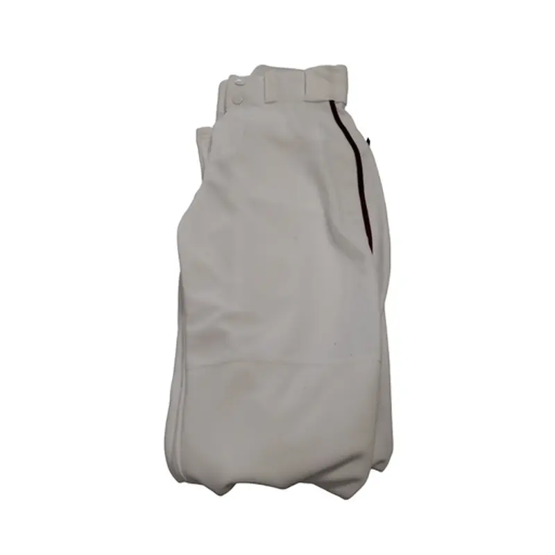 Used Alleson WHITE PANT RED STRIPE SM Baseball and Softball Bottoms 11849-S000017651