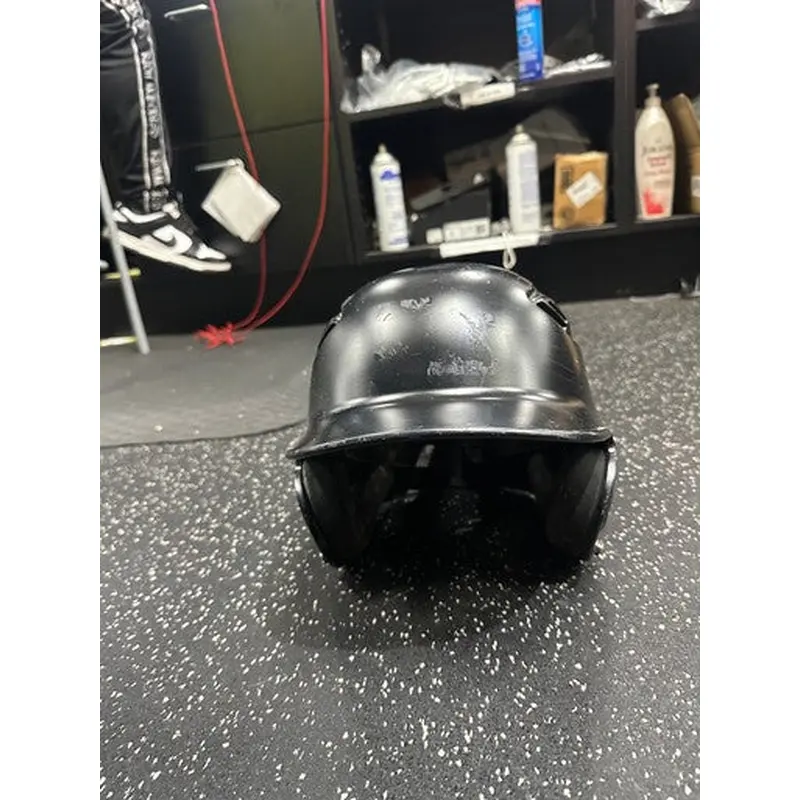 Used Rawlings BB HELMET Batting Helmet No Mask Black MD 11849-S000028432