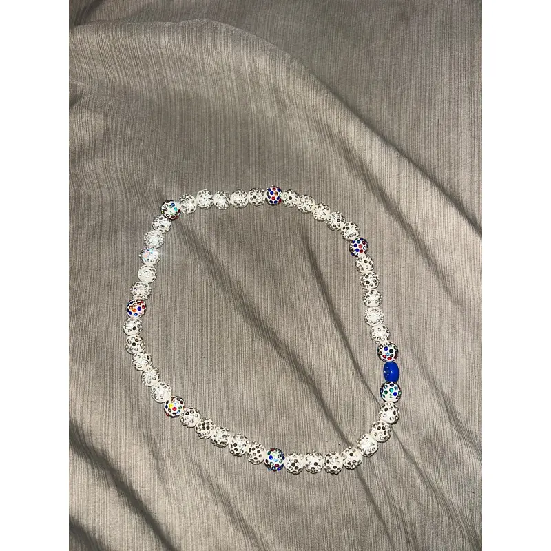 Baseball Rhinestone Neckalace