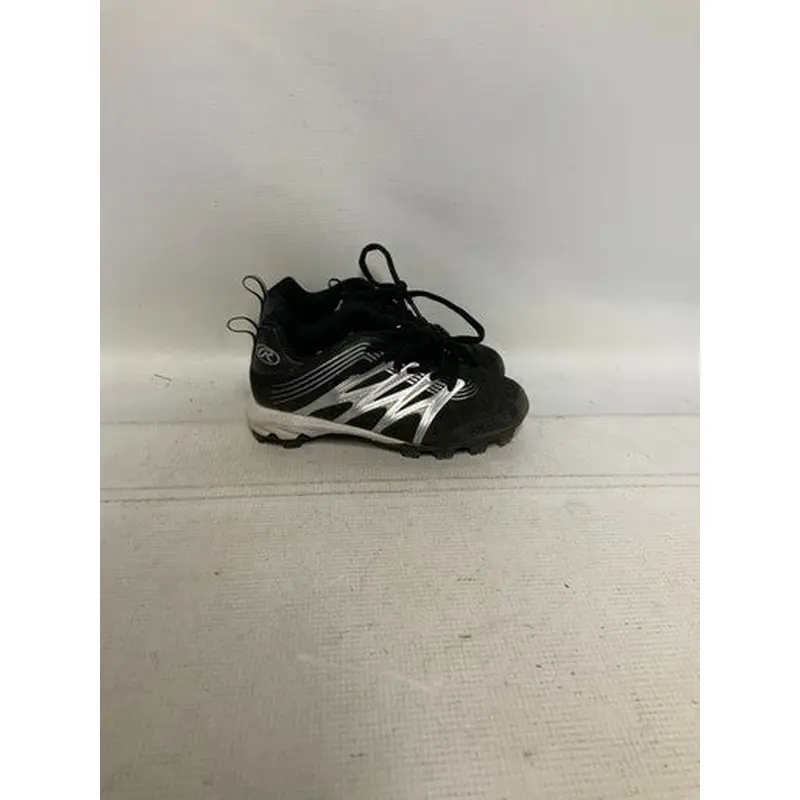 Used Rawlings BLACK BB/SB Cleats Black Youth 12.0 11823-S000033484