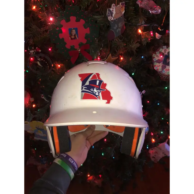 White Schutt Batting Helmet Adult Small