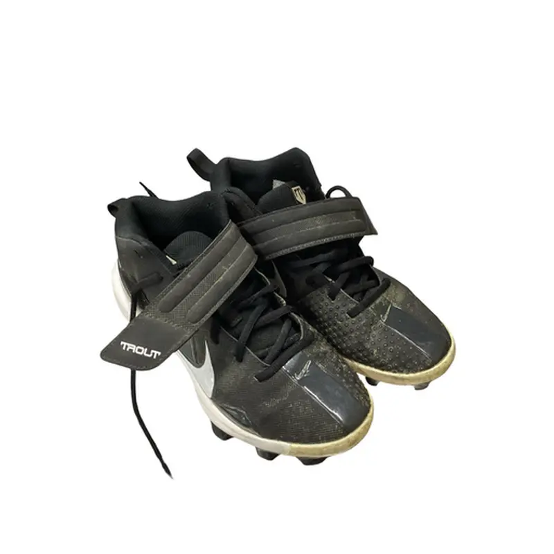 Used Nike TROUT BB/SB Cleats Black Junior 05 11613-S000164723