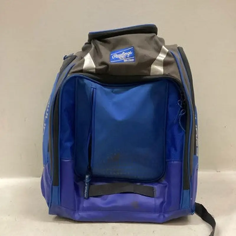 Used Rawlings BACK PACK BB/SB Player Backpack Royal Blue 11725-S000489124