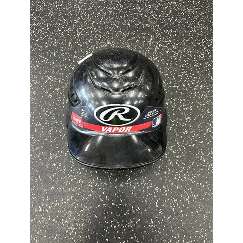 Used Rawlings VAPOR Batting Helmet No Mask Black S/M 11849-S000030867