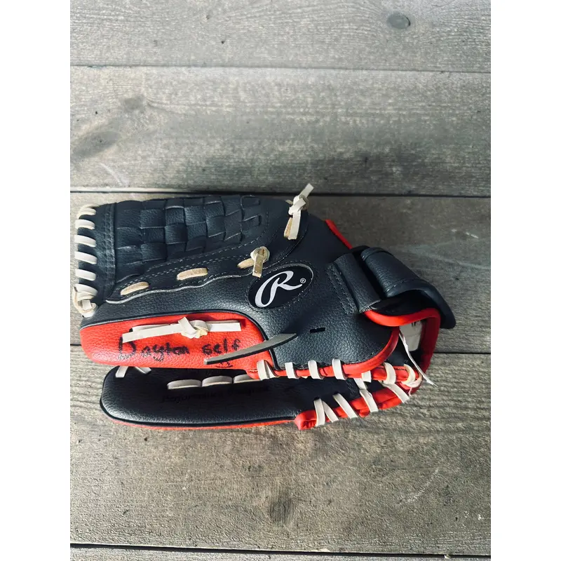 Baseball Fielders Mitt Player Series 11.5" PL115G LHT Black Red Youth