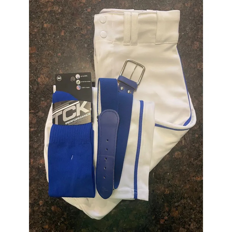 White Men's Small Adult Alleson Game Pants (New)