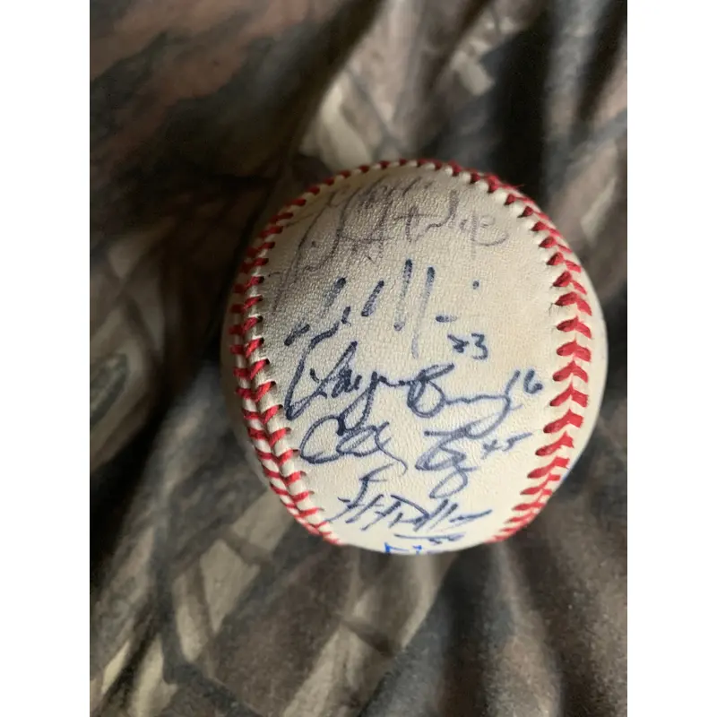 2008 North Carolina Team Signed Baseball College World Series