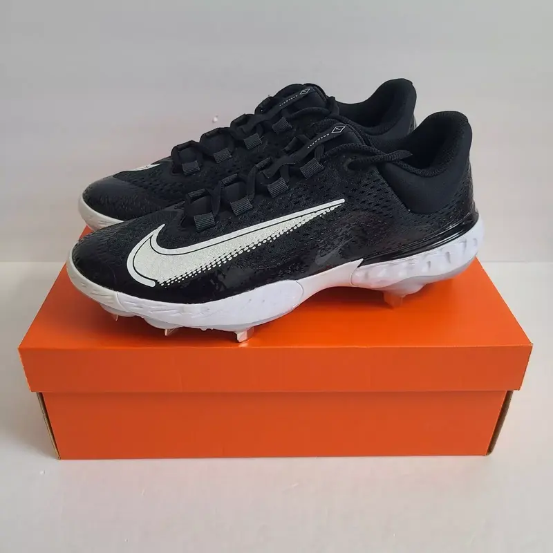 Nike Alpha Huarache Elite Low Baseball Cleats DJ6521-001 Size 11 Black