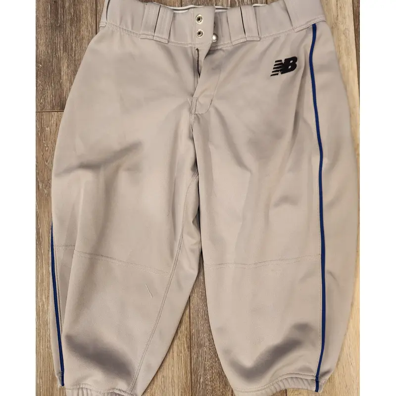 Gray Men's Small Game Pants (Used) || Knickers with Royal Blue Pipe
