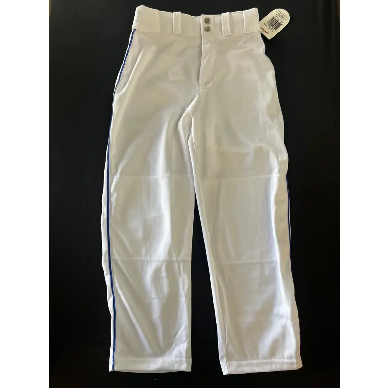 Wilson piped baseball pants White/royal NEW