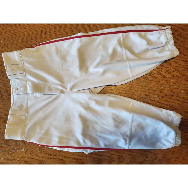 White w/ red pin strpes Youth Unisex Large Champro knickers