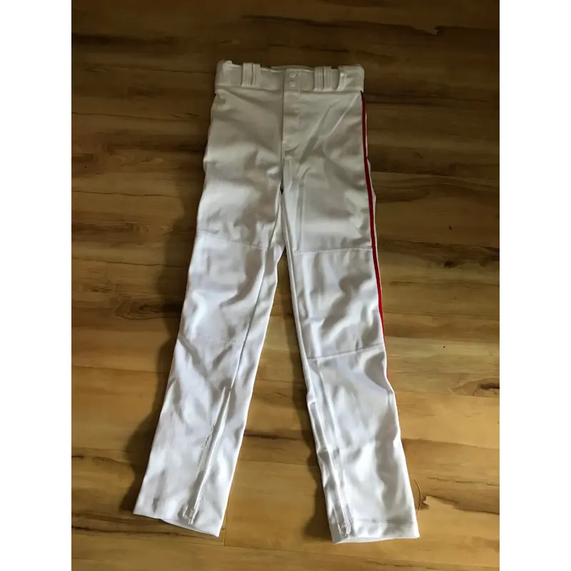 White New Medium Youth Champro Game Pants