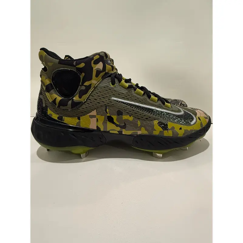 Nike Huarache Elite 4 MLB Issued Armed Forces Day Metal Cleats Size 12.5