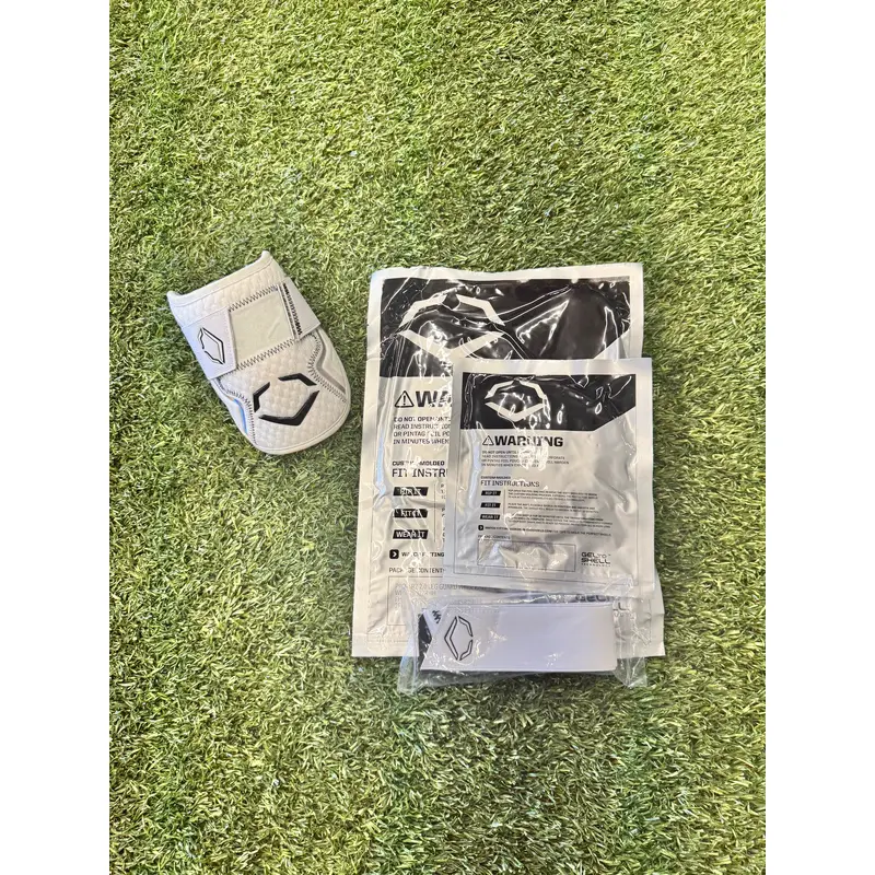 White EvoShield Leg guard Elbow Protection (New)BUNDLE