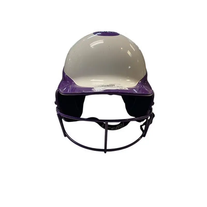 Used RIP-IT PURPLE/WHITE HELMET Batting Helmet w/Mask Purple M/L 11706-S000357550