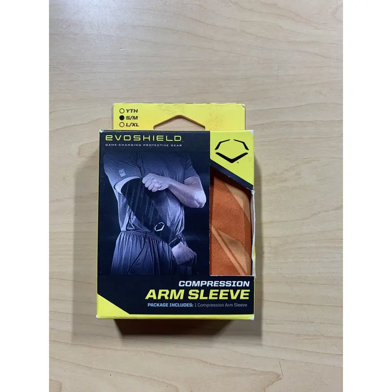 Orange Compression Arm Sleeve size S/M