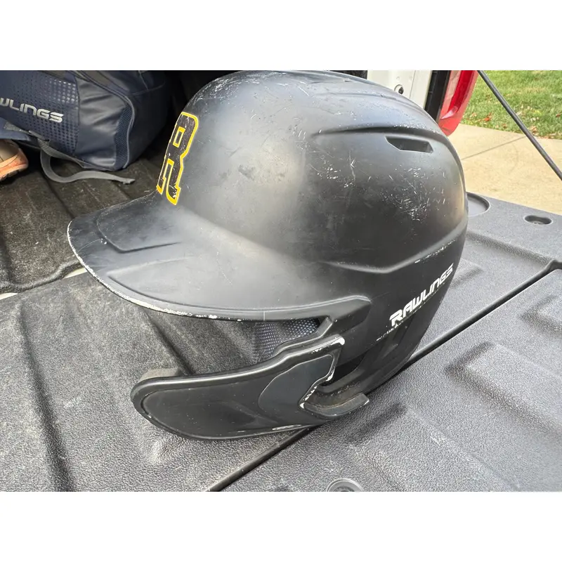 Rawlings Mach Black Right Handed Batting Helmet