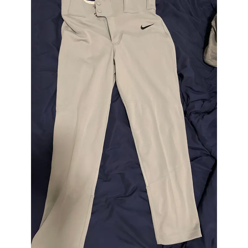 Gray Men's Youth Large Nike Game Pants (New)