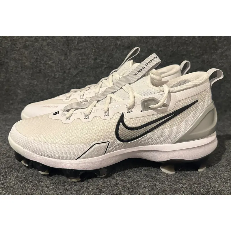 Mens Nike Force Zoom Trout 9 Elite Low MCS White Baseball Cleats FZ0884-102 Size 11
