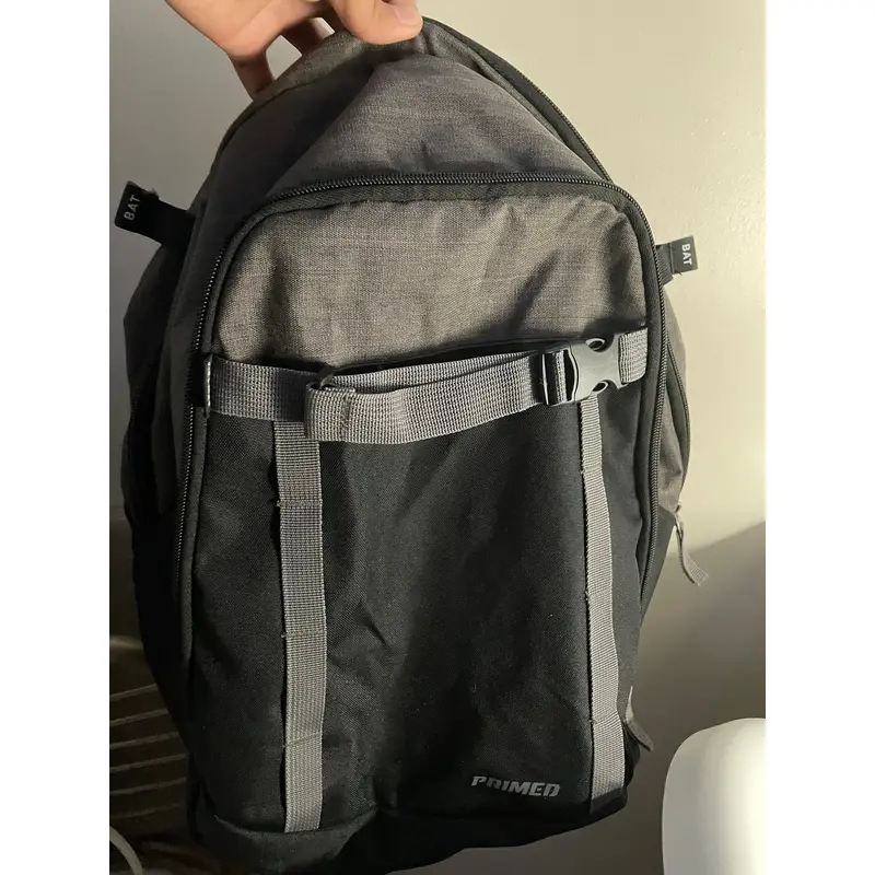 Used Primed BASEBALL/SOFTBALL BAG BB/SB Player Backpack Grey