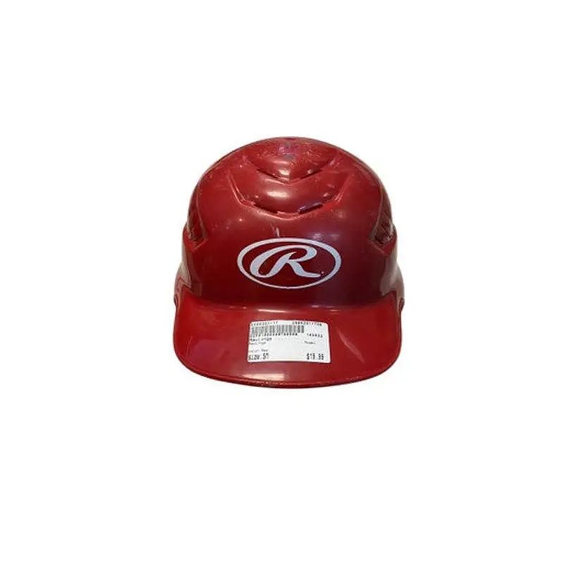 Used Rawlings ... Batting Helmet No Mask Red SM 11706-S000353117