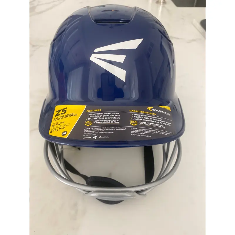 New With Tags. Easton Z5 With Jaw guard And Chin Strap
