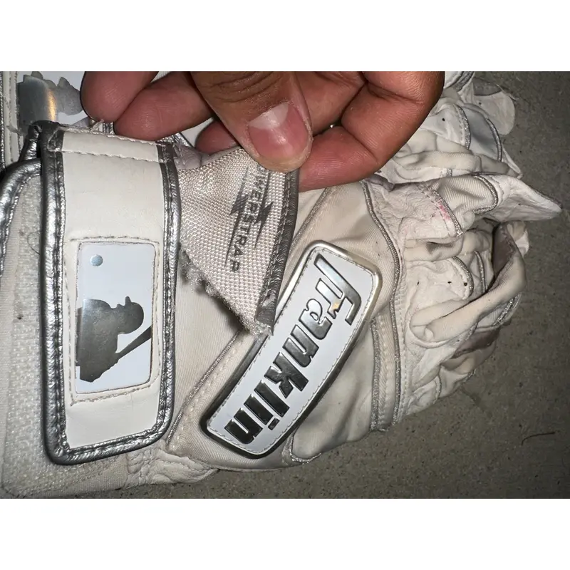 Used Large Franklin Powerstrap Batting Gloves