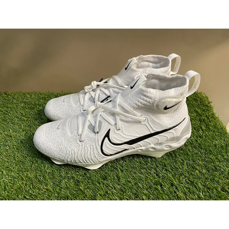 *SOLD* Men Nike Alpha Huarache NXT White Metal Baseball Cleats DJ6517-100 Size 11 NEW