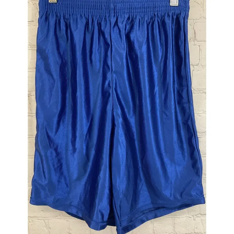 Alleson Athletic Youth Large Royal Blue Activewear Short Elastic Draw Cord Waist