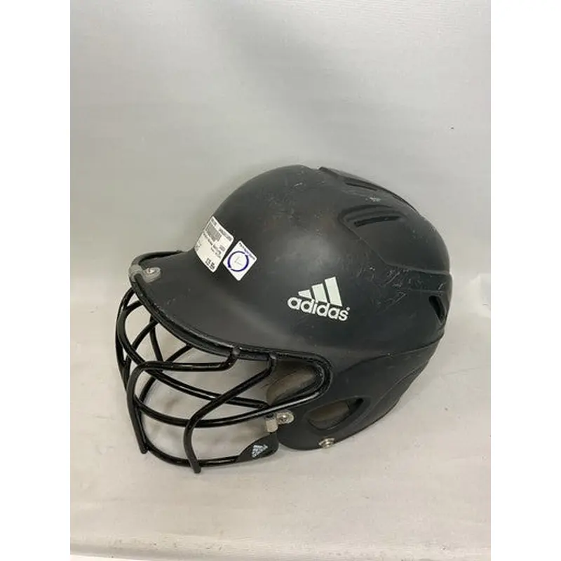Used Adidas Batting Helmet W Mask Black Lg 11859-s000011500
