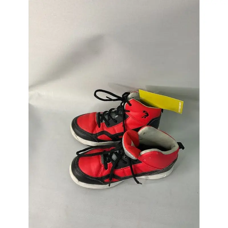 Used Nike Alpha Leather Hard Trainers Basketball Shoes Junior 01 11859-s000016576