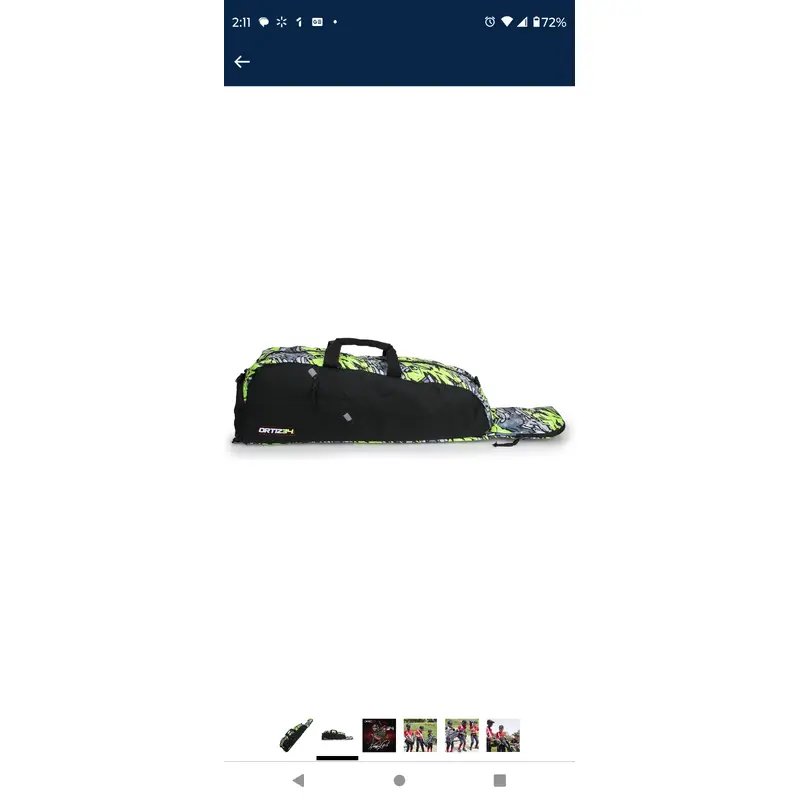 Used Ortiz 34 Duffle Bag bat back pack 3A