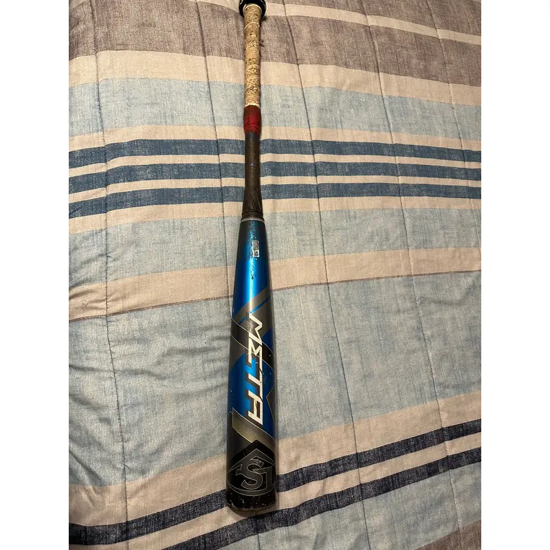 Used 2020 Louisville Slugger BBCOR Certified Composite 28 oz 31" Meta Bat